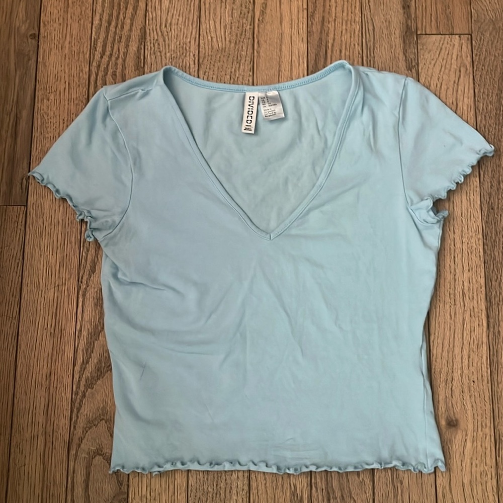 Light Blue Women’s Crop Top